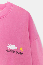 Свитшот с принтом и эффектом дыхания от AGUSTINA SHUAN - ZARA