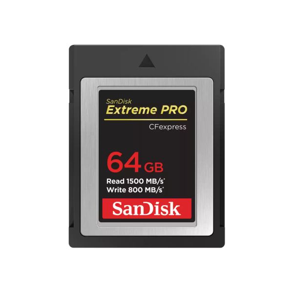 Карта памяти SanDisk Extreme Pro CFexpress Type B 64 ГБ, до 1500/800 МБ/с (SDCFE-064G-GN4NN)