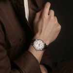 ZEPPELIN Automatic Mechanical Movement 50 meter Water Resistance Men"s Watches Watch 43mm White Dial