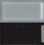 Плитка настенная Metro Grey glossy 150x75х9 мм