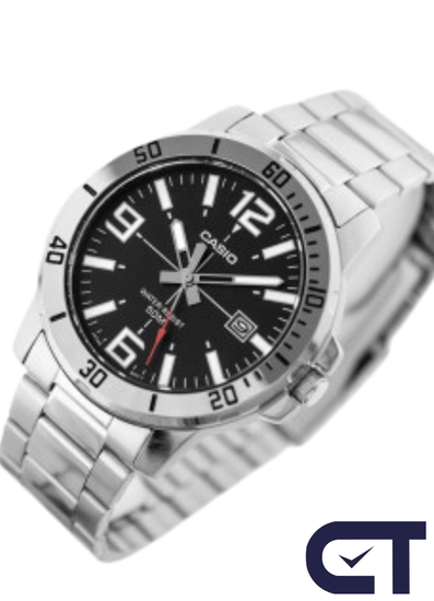 Мужские часы японского бренда Casio Collection модель MTP-VD01D-1B