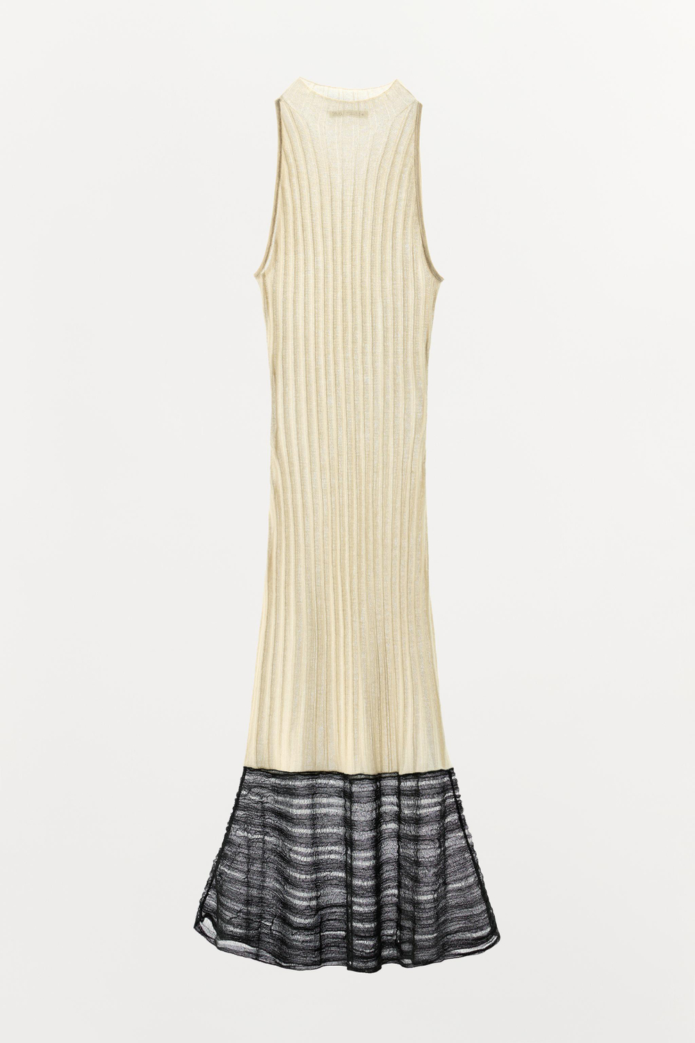 КОМБИНИРОВАННОЕ ТРИКОТАЖНОЕ ПЛАТЬЕ — ZARA