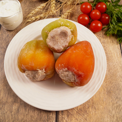 Фермерский перец "фаршированный" с курицей