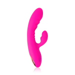 Розовый вибромассажер с отростком Bior Toys Cosmo Orgasm CSM-23055