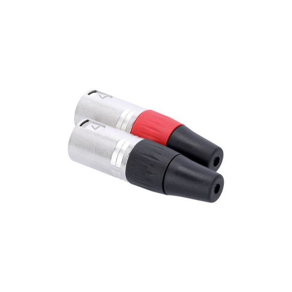 Adam Hall K3CXM3PAIR - разъем XLR (M), пара, красный/черный