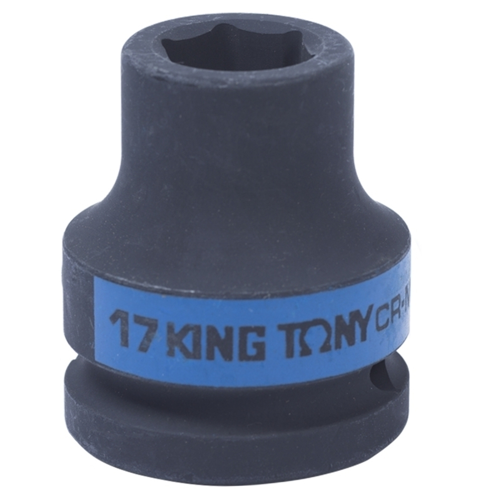 KING TONY (653517M) Головка торцевая ударная шестигранная 3/4", 17 мм