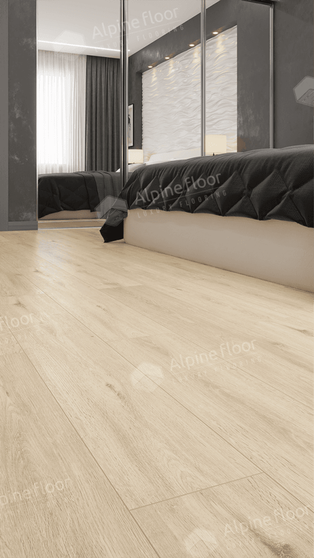 LVT плитка Дуб Ваниль ECO 23-1