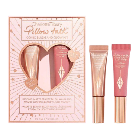 Charlotte Tilbury Pillow Talk Iconic Blush and Glow Kit (Набор румяна + хайлайтер)