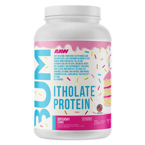 Raw Nutrition, Bum, протеин Itholate®, со вкусом торта, 825 г (29,1 унции)