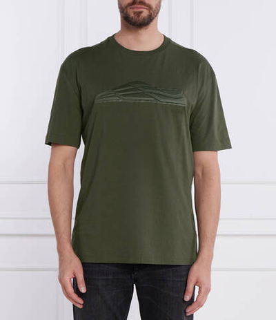 Футболка Tee Titanium BOSS GREEN - хаки(50506339)