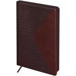 Ежедневник 2025г. А5, BG Reptile. Burgundy, кожзам, коричневый, цветной срез, 176л