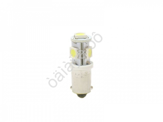 Светодиод 24V T 8   4SMD 5050 WHITE Маяк (цок.) М-24T8-W\4SMD