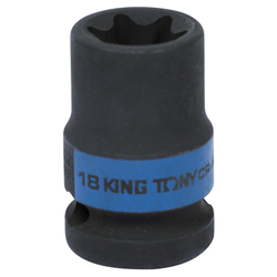 Головка торцевая ударная TORX Е-стандарт 1/2", E18 KING TONY 457518M