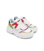Кожаные кроссовки scarpa Versace Jeans Couture - белый(74VA3SC4ZS673)