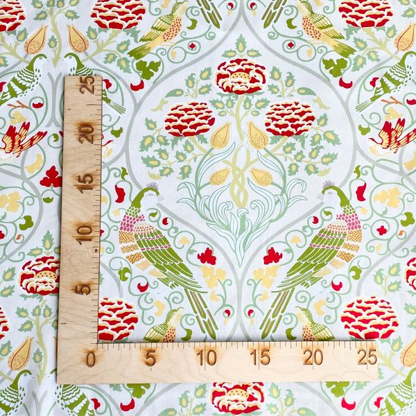 Seasons by may светло-бежевый, отрез 95 см 100% хлопок, Handmade Fabrics 6