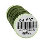 Нитки отделочные Gutermann Top Stitch 30 (30 метров), 5 кат. | 597 зеленый хаки