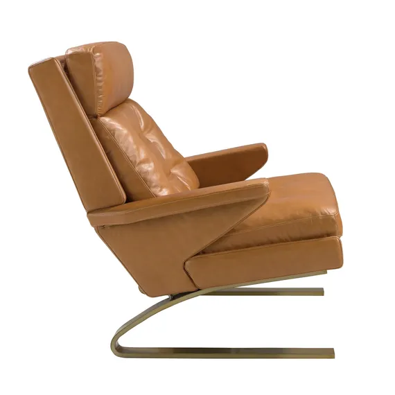 Кресло Angel Cerda 5157 из кожи цвета Camel