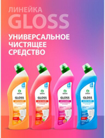 GraSS  Чистящий гель для ванной и туалета Gloss coral 750мл