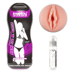 Телесный мастурбатор-вагина Sex In A Can Vagina Stamina Tunnel (Цвет: телесный)