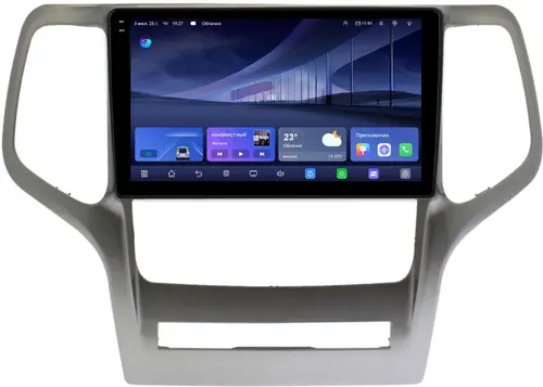 Магнитола для Jeep Grand Cherokee WK2 2010-2013 - Kuberg QLed+2K, Android 14, TS105, Быстрейшая, CarPlay, SIM-слот