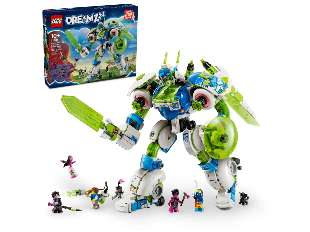 Конструктор LEGO DREAMZzz 71485 Матео и Зет-Блоб, боевой робот-рыцарь