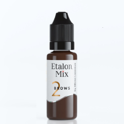 Пигмент для бровей Etalon Mix №2 "Milk Chocolate" (Молочный шоколад), 15мл