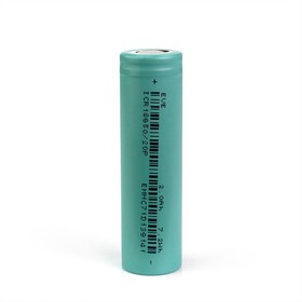 EVE Li-ion INR18650/20P (3.6 В, 2000 мАч, 20A)