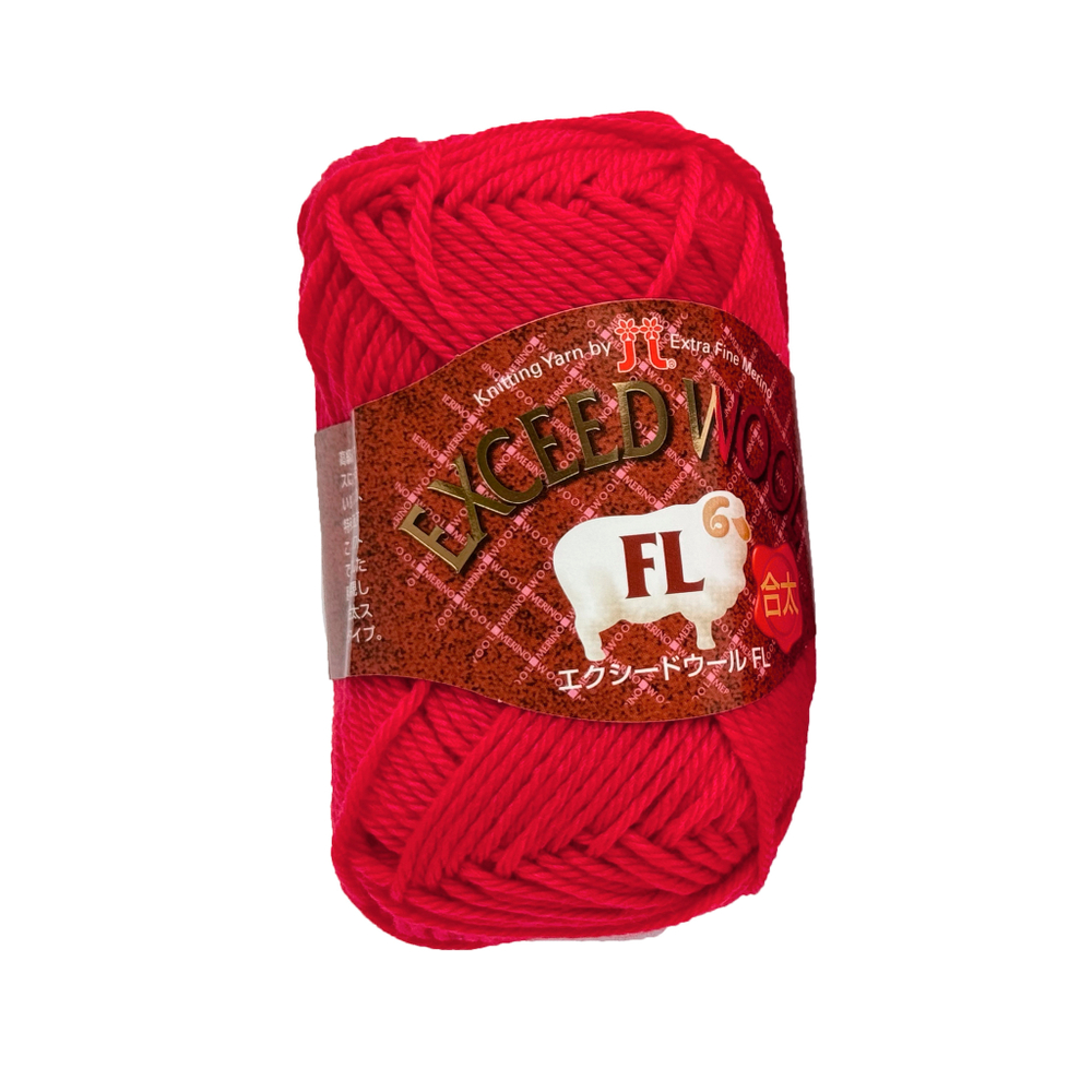Exceed Wool FL, цвет 710 красный
