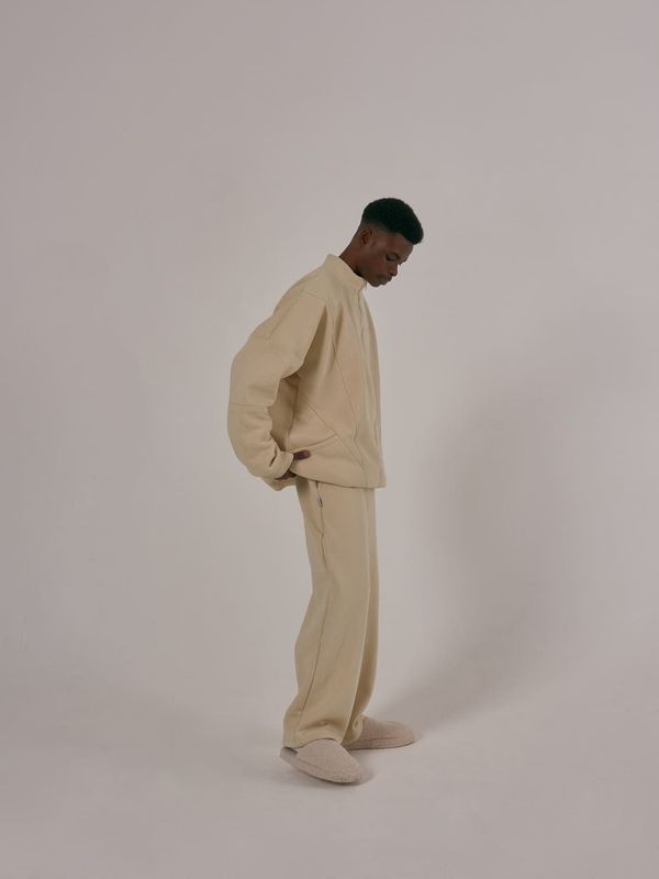 Толстовка Summer Sand Zip-Up бежевая - фото 9