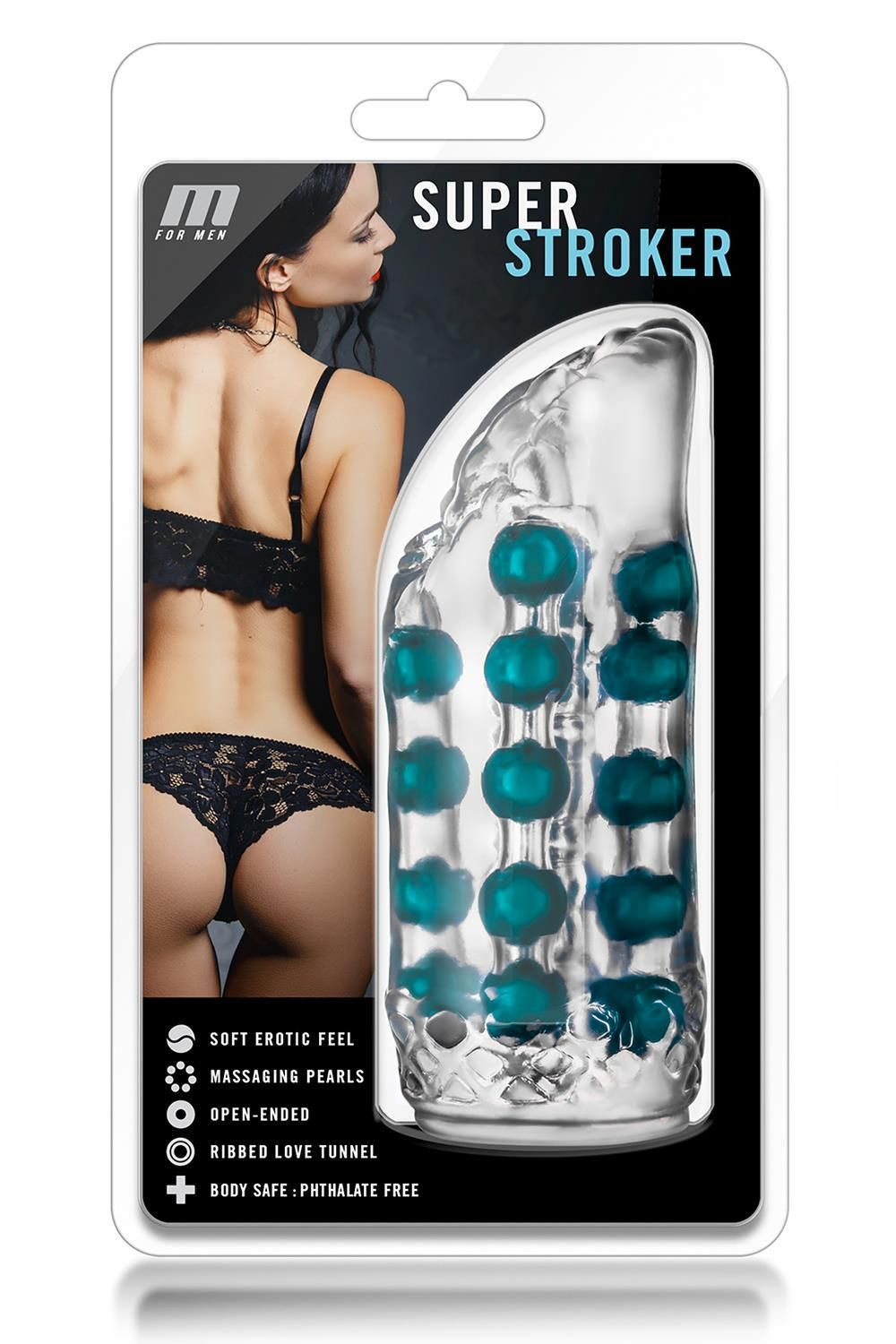 Прозрачный мастурбатор-вагина Super Stroker (Цвет: прозрачный)