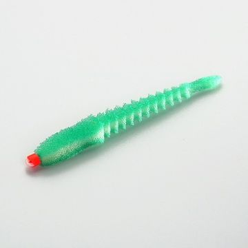 Приманка поролоновая 3D Ex WORM WGn 10см под офсетный крючок № 1, 2, 4