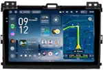 Магнитола для Toyota Land Cruiser Prado 120, Lexus GX470 (экран климата внизу) - Teyes CC4-PRO монитор 9.5" 2K QLED на Android 13, Быстрейшая, Snapdragon 778G, ИИ, CarPlay, DSP, 4G SIM-слот