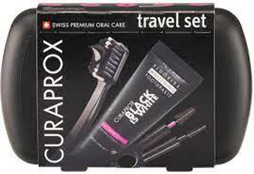 Curaprox Travel Set Дорожный набор черный