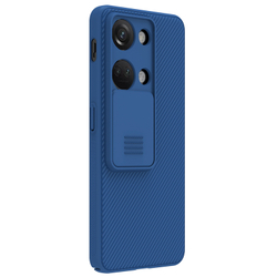 Чехол синего цвета защитный для OnePlus Ace 2V и Nord 3 5G от Nillkin, серия CamShield Case с защитной шторкой для задней камеры