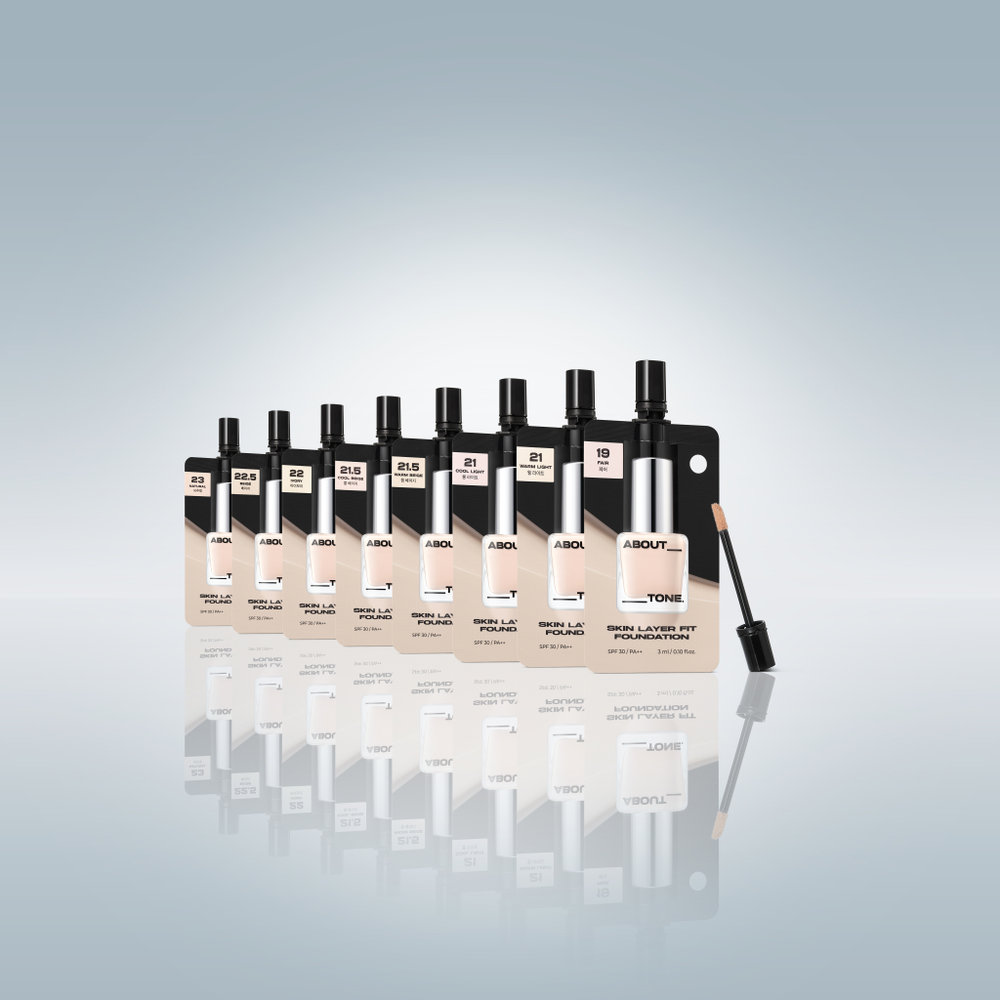 ABOUT TONE Skin Layer Fit Foundation Spouter Pouch - Стойкая тональная основа (3мл)