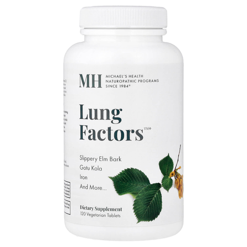 Michael's Health, Lung Factors, 120 вегетарианских таблеток