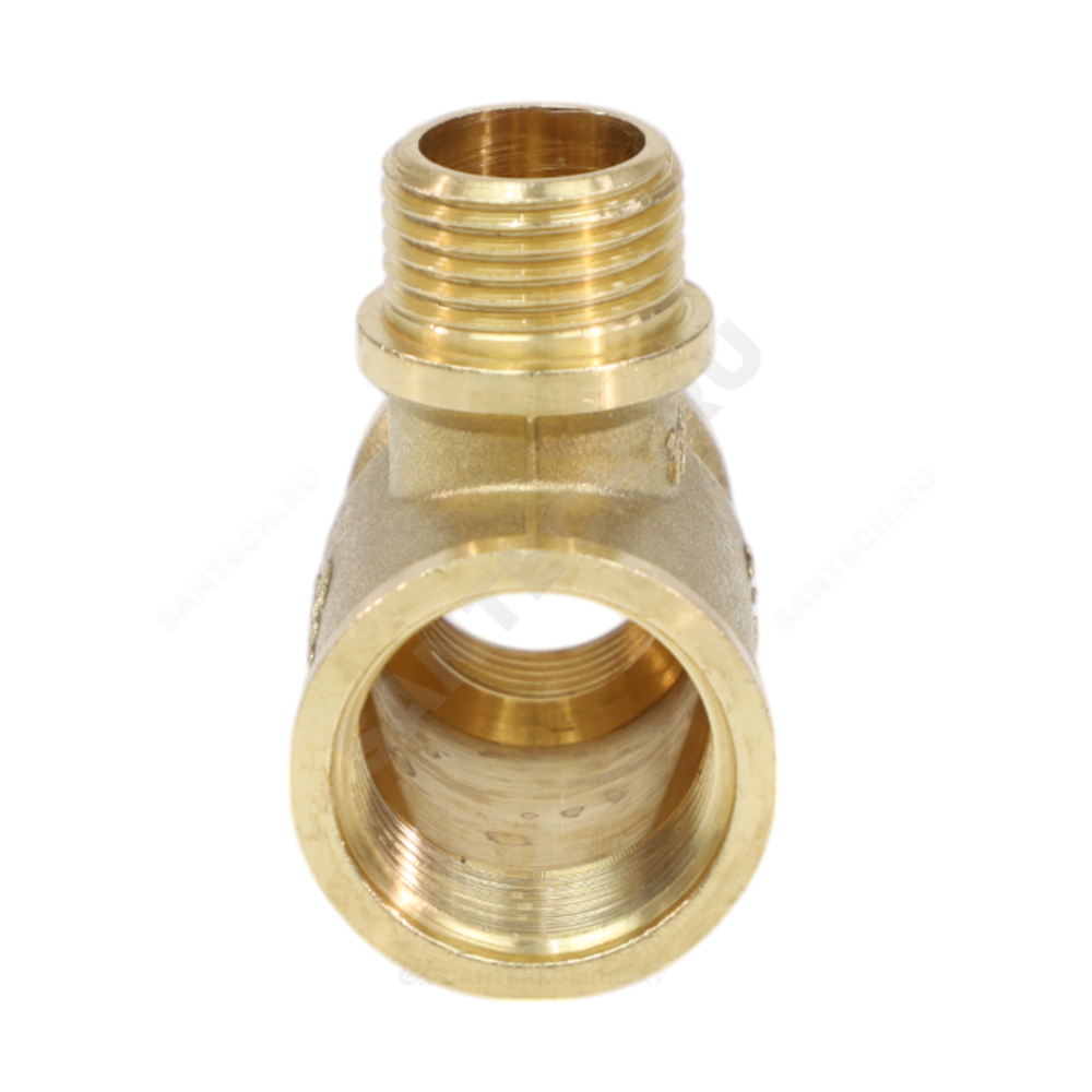 Тройник латунь переходной Ду 15 (1/2") ВР/НР/ВР VALFEX VF.132.L.012