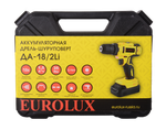 Дрель-шуруповерт Eurolux ДА-18/2Li