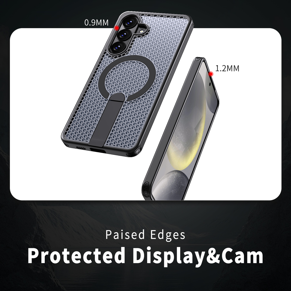 Прозрачный чехол Mesh Pro Magnetic Case для Samsung Galaxy S26+
