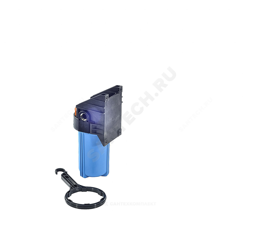Корпус фильтра 1 М 1" ВР Ру10 1-ст без картриджей Big Blue 20" Джилекс 9059