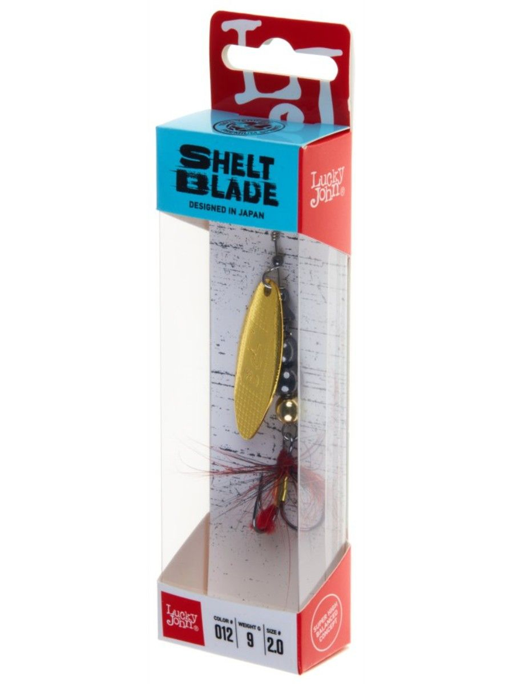 Блесна вращающаяся Lucky John SHELT BLADE 3.0г 010 в блистере