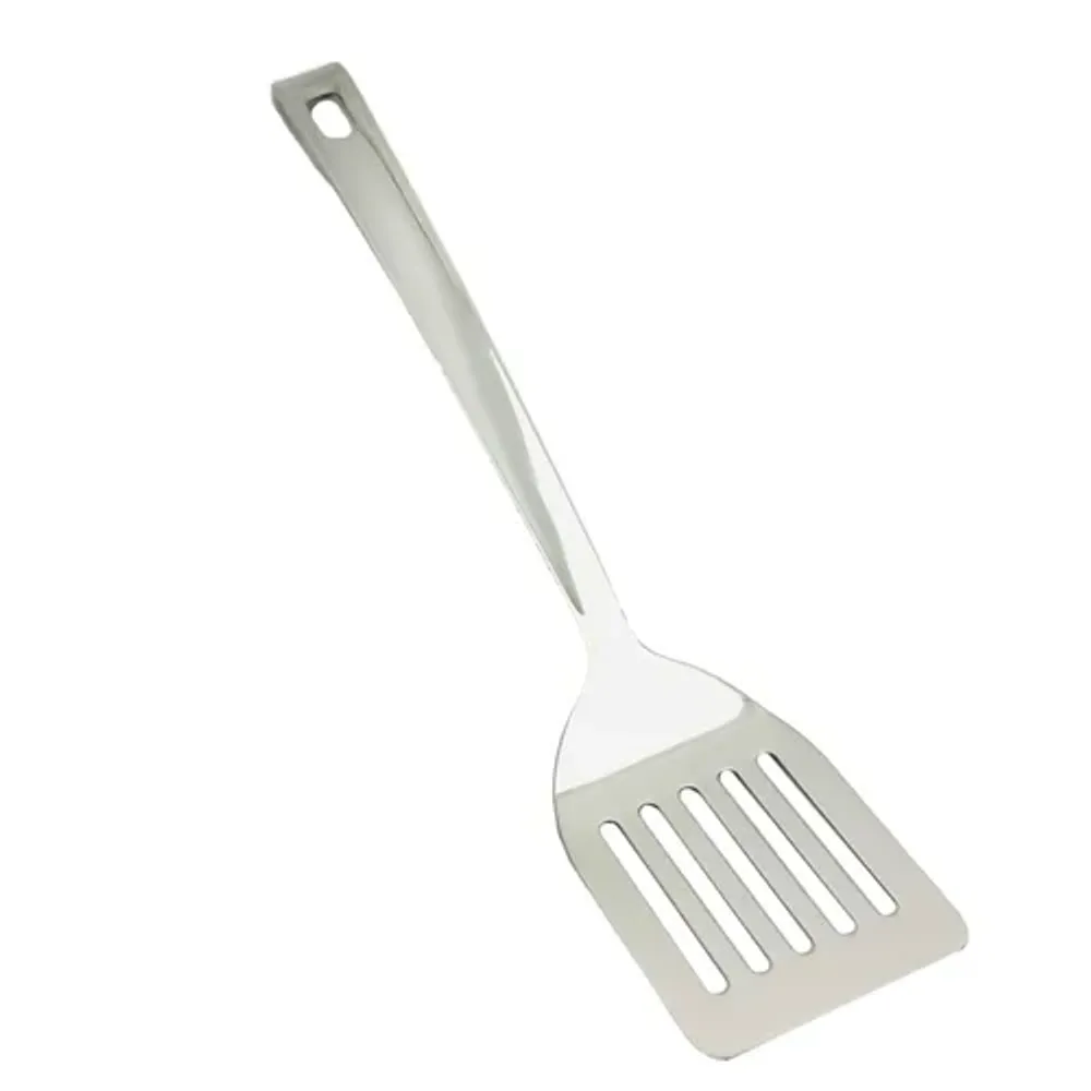Лопатка 7,8*6,3 см сервировочная l 27,8 см перфорированная Blunt Square Tip нерж. P.L. Proff Cuisine