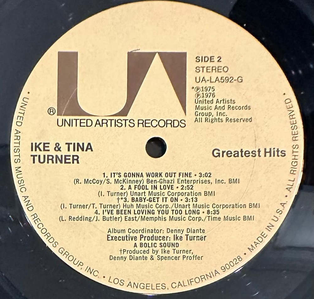 Ike & Tina Turner - Greatest Hits (США 1976г.)