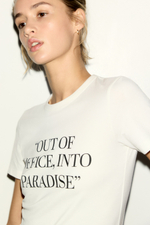 Футболка из вискозной смеси с принтом - H&M