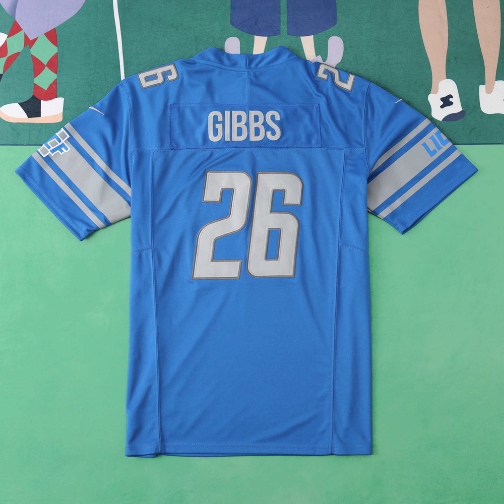 NFL джерси Джамира Гиббса - Detroit Lions