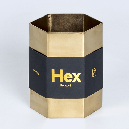 Подставка для ручек hex