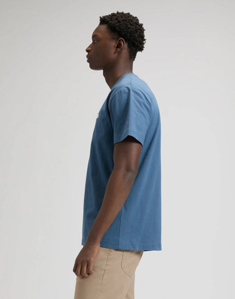 Футболка мужская LEE SS SMALL LOGO TEE ACADEMY BLUE