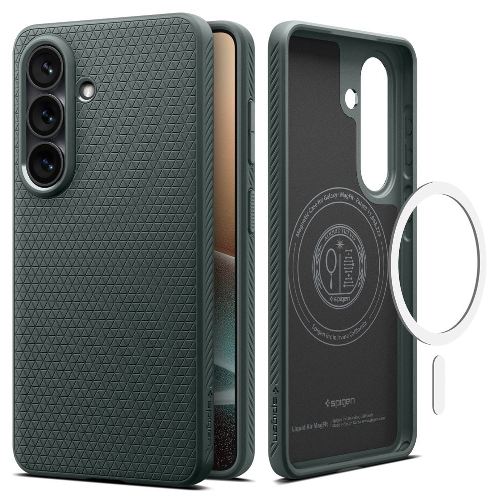 Чехол Spigen Liquid Air Mag MagSafe для Samsung Galaxy S26+ Plus Abyss Green
