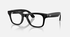 Умные очки Ray-Ban Meta Wayfarer Gen 2 (RW4012) Shiny Black/Clear/Graphite Green Transitions S53 T155