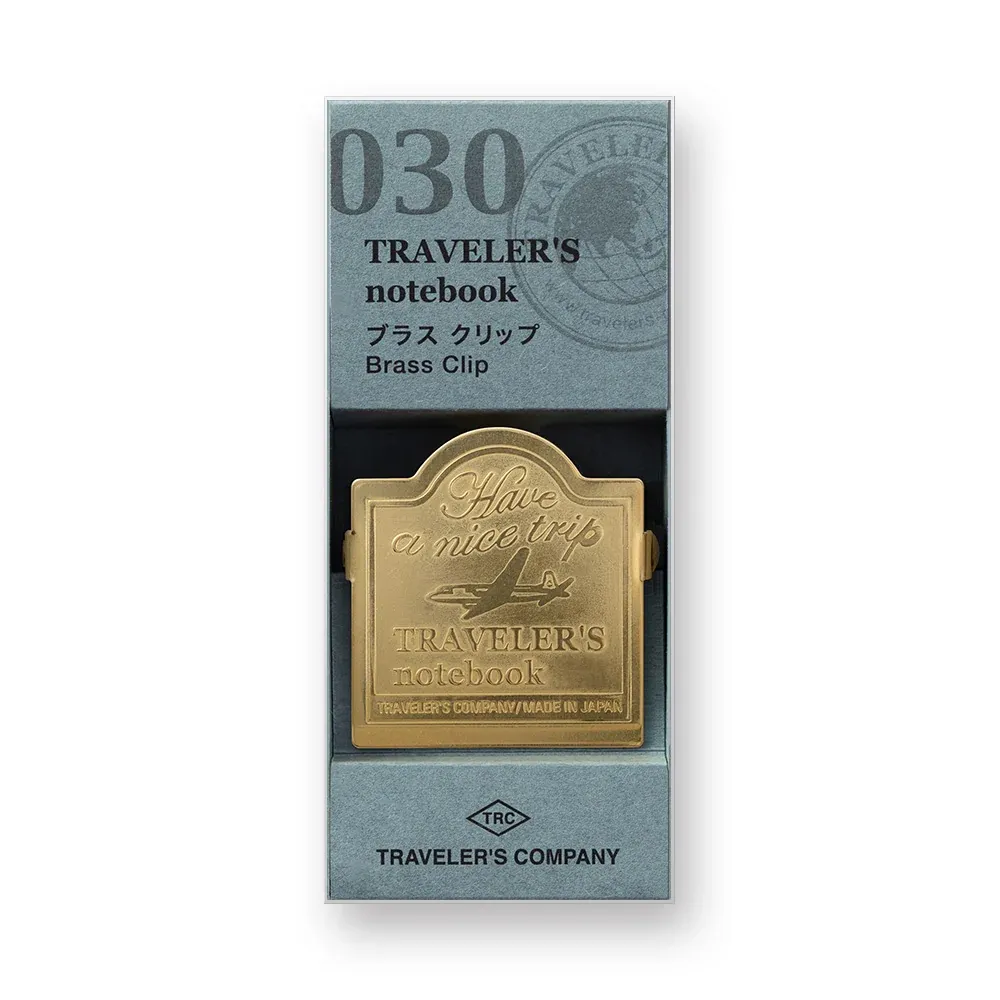 Зажим канцелярский Traveler's Company Brass Clip 030 - Airplane (43090-006) 4